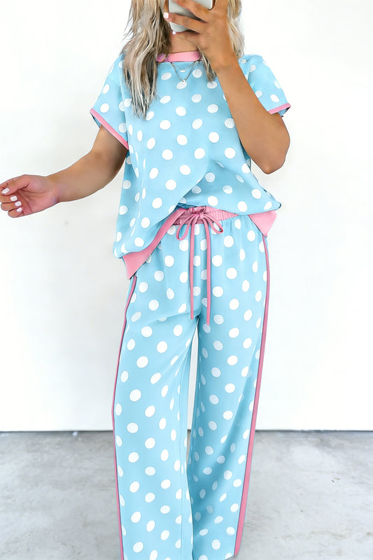 Polka Dot Two Piece Set Women S–XL
