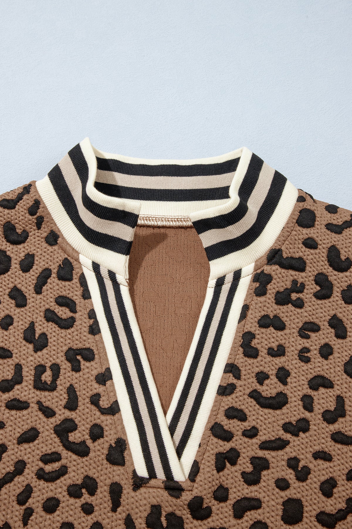 Womens Brown Leopard Print Long Sleeve Top S to XL