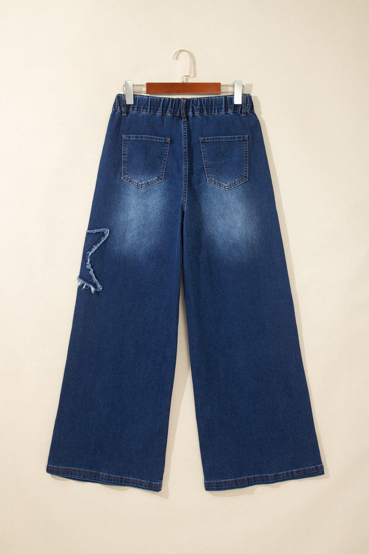 Women's Blue Star Wide Leg Jeans Size 4 to 16
