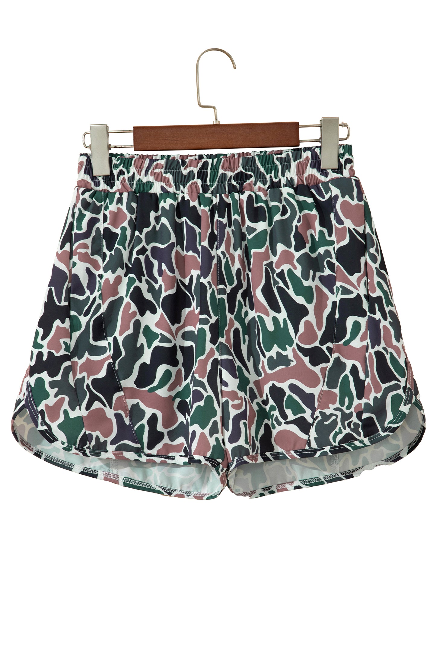 Camo Athletic Shorts Women S–XL