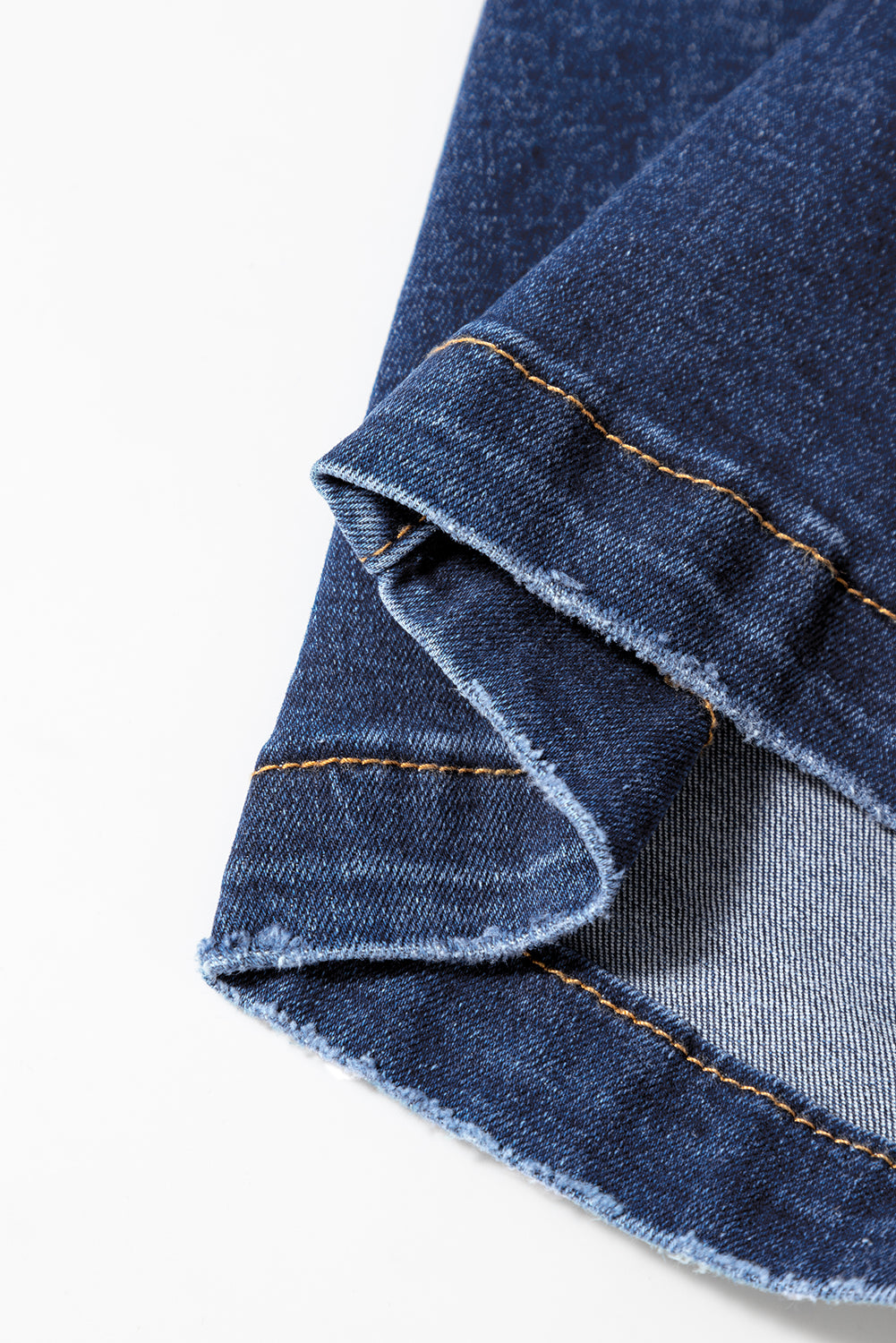 Blue Minimalist Patch Pocket Shift Jeans