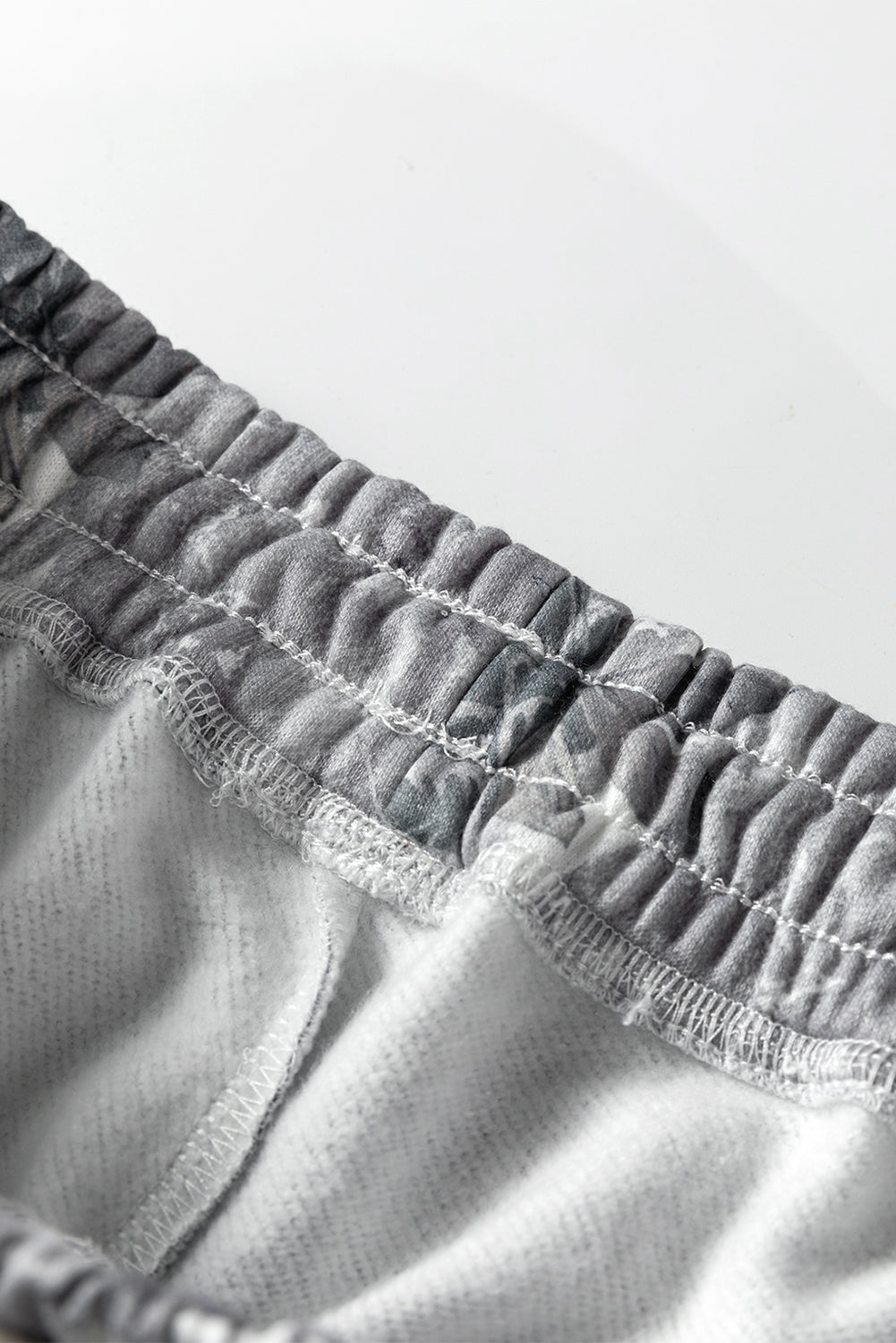 Camo Print Drawstring Elastic Waist Jogger Pants