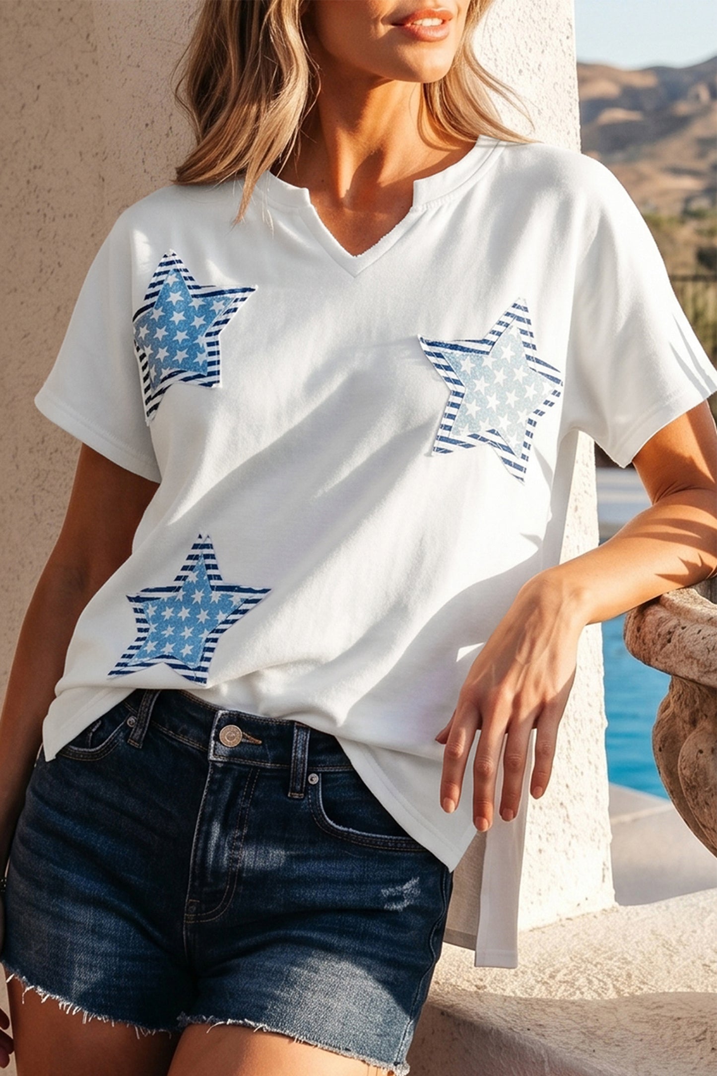 Casual Star Loose Fit Tee Women S–XL
