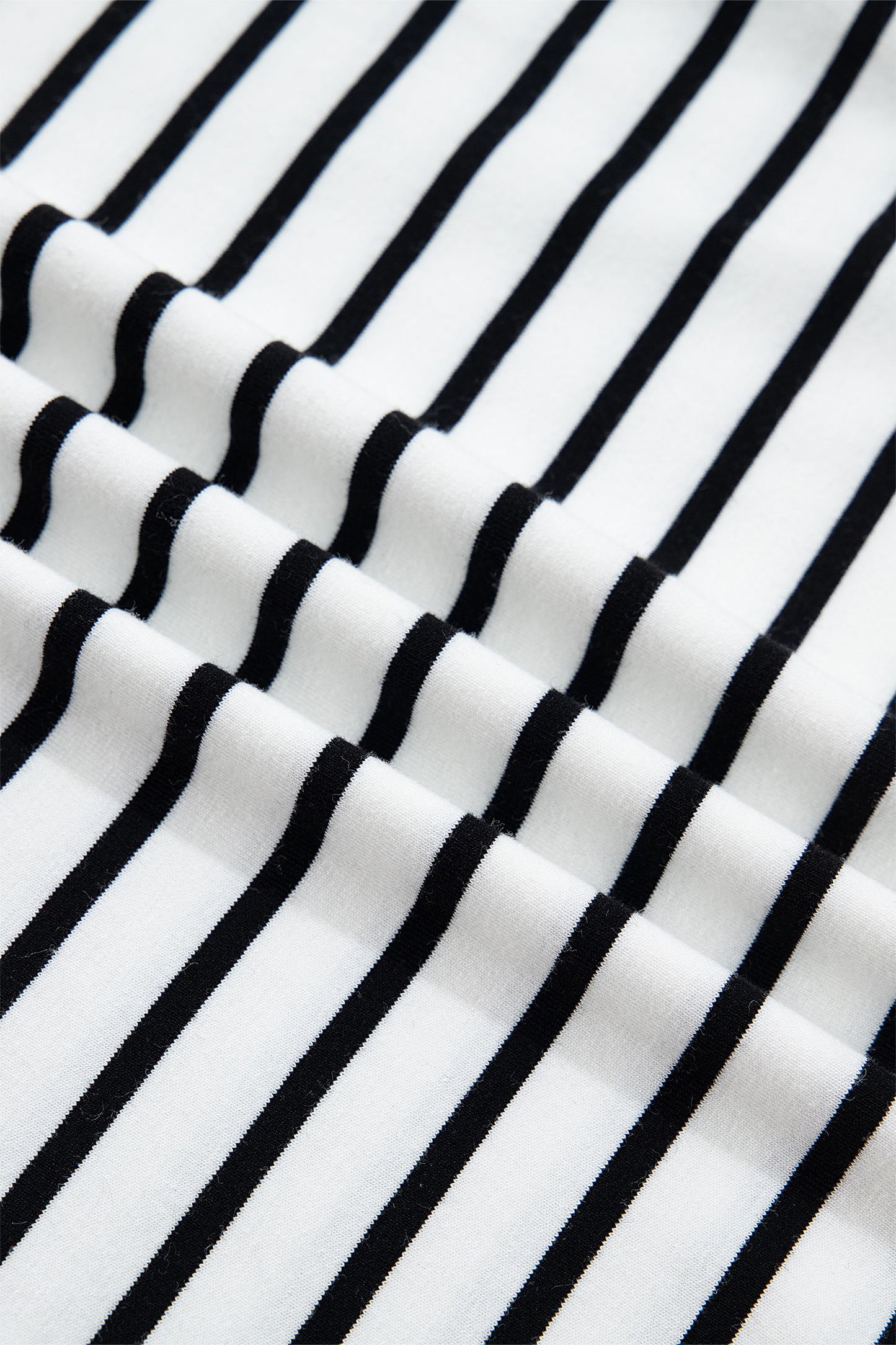 White Striped Ruffle Blouse Women S–XL