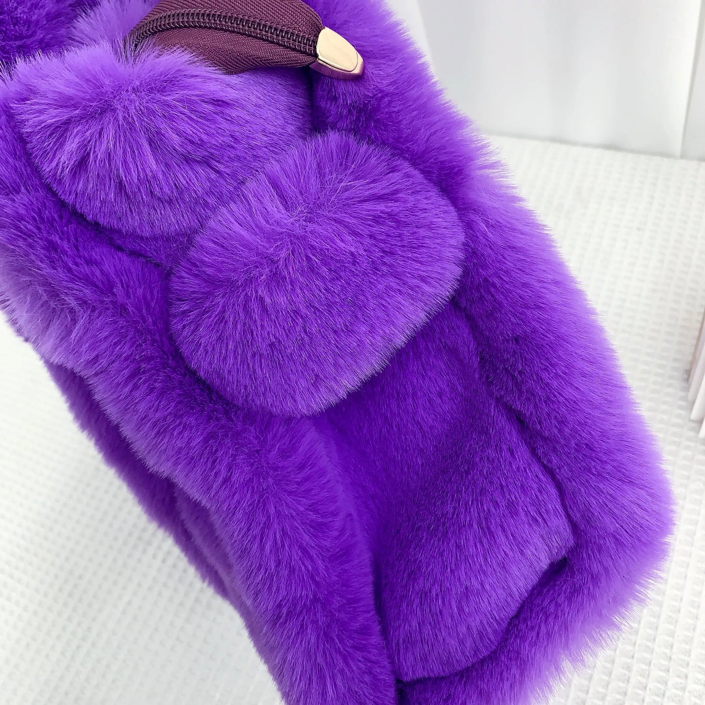 Designer Faux Fur Luxury Plush Shoulder /Cross-body Bag