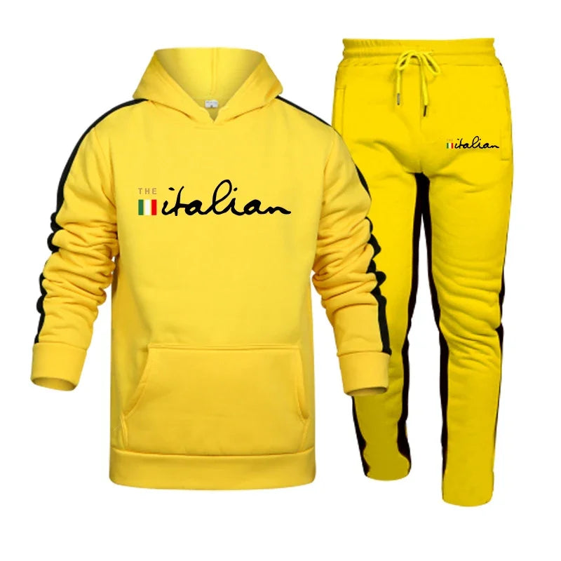 Jogging Fashion Popular Men's Two Piece Tracksuit Set Hoodie And Comfortable Casual Pant.  S-4X