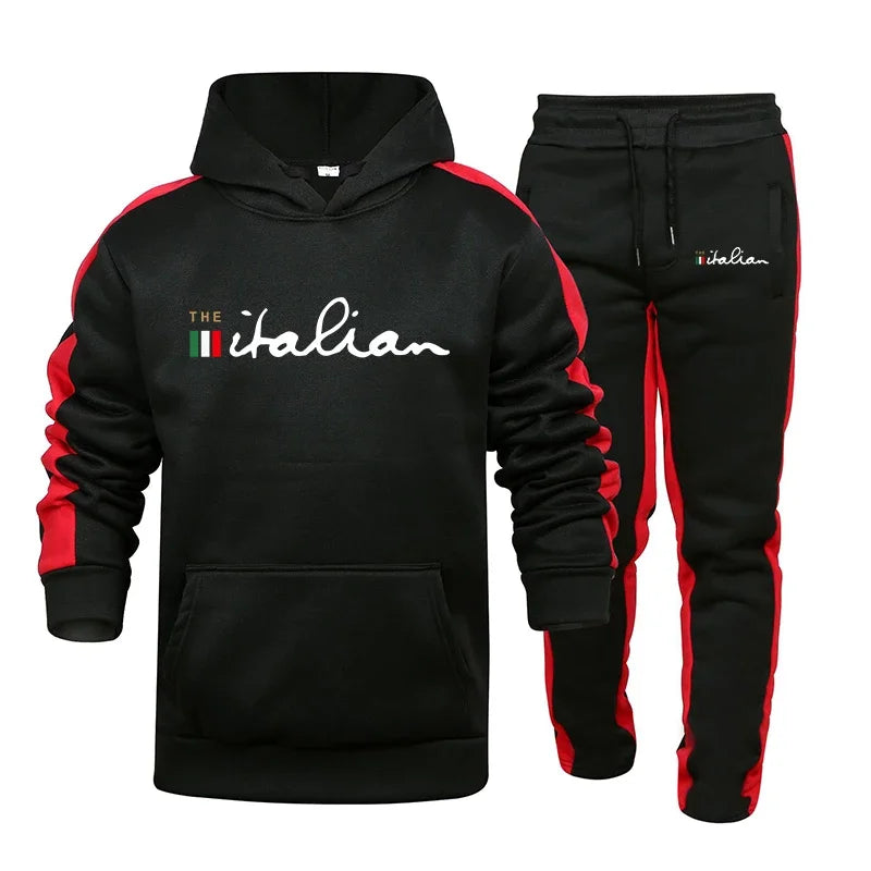Jogging Fashion Popular Men's Two Piece Tracksuit Set Hoodie And Comfortable Casual Pant.  S-4X