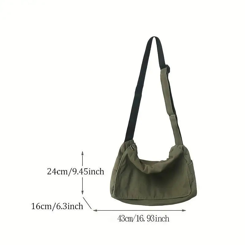 Women's Messenger Vintage Handbag Canvas Shoulder Casual Hand /Cross-body Bag