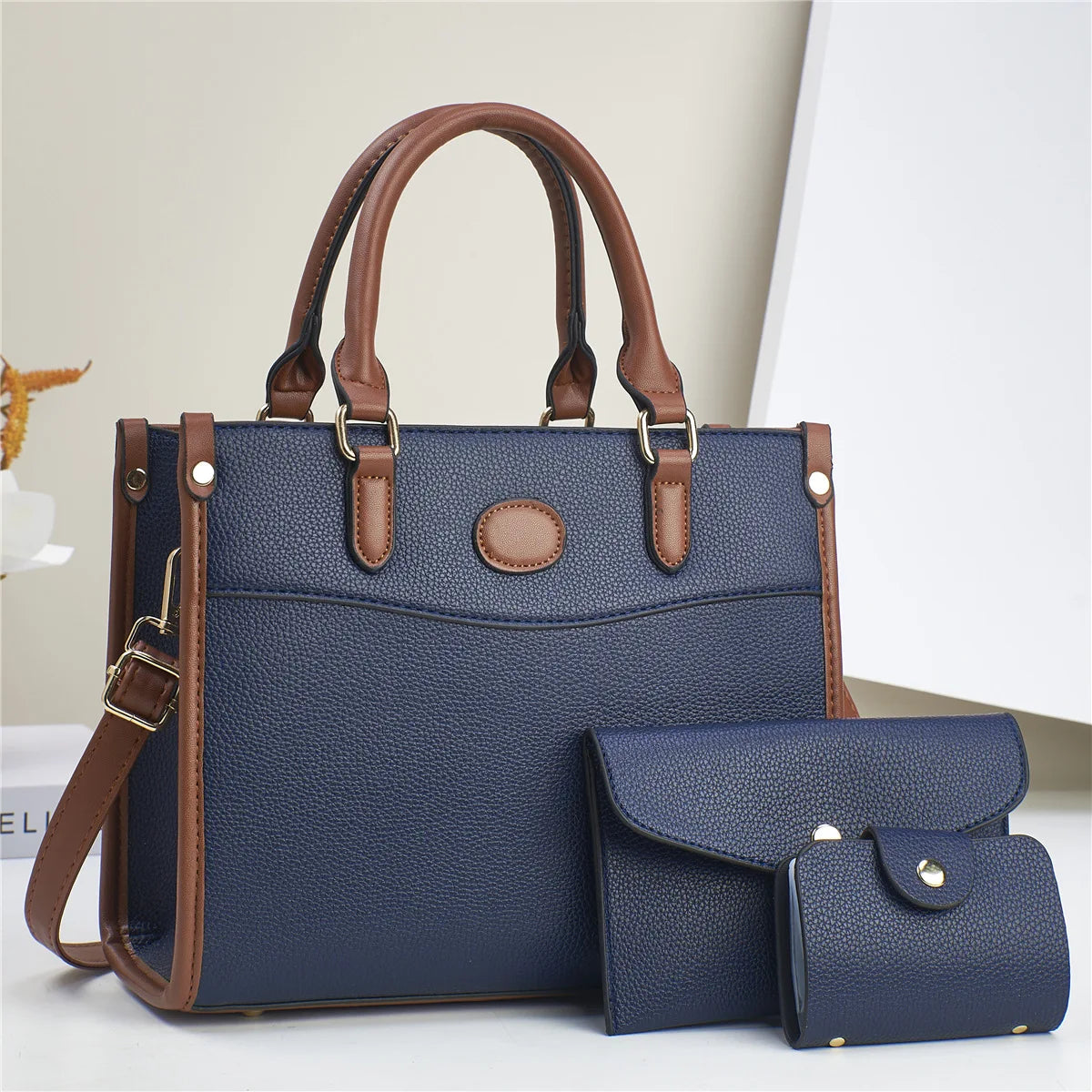 3 Piece Large Capacity Tote Bag High Quality Leather Designer bags