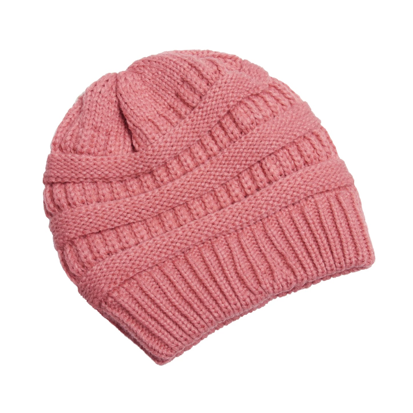 25 Color Solid Beanies Women Knitted Beanie Hat Fashion Autumn Winter Warm Hats Skullies Wool Cap for Women Wholesale