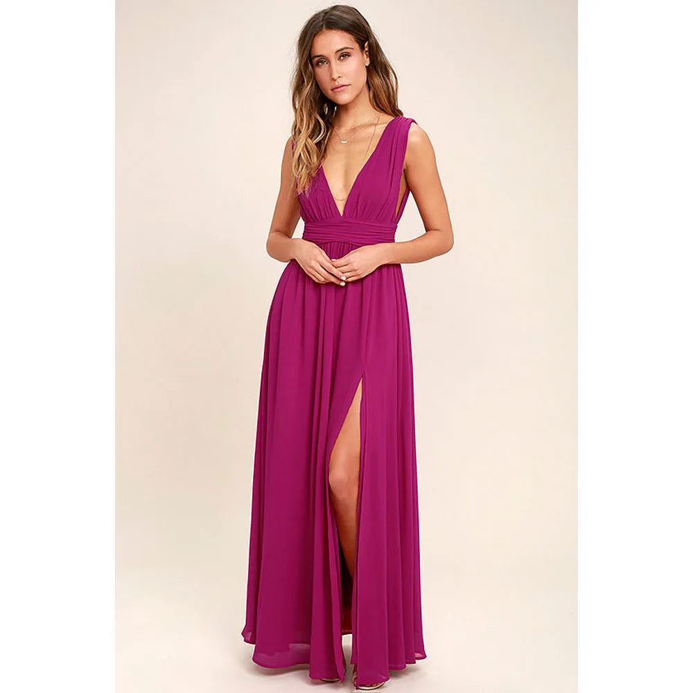 Sexy backless maxi summer party dress long body-con evening dresses.  S-3X