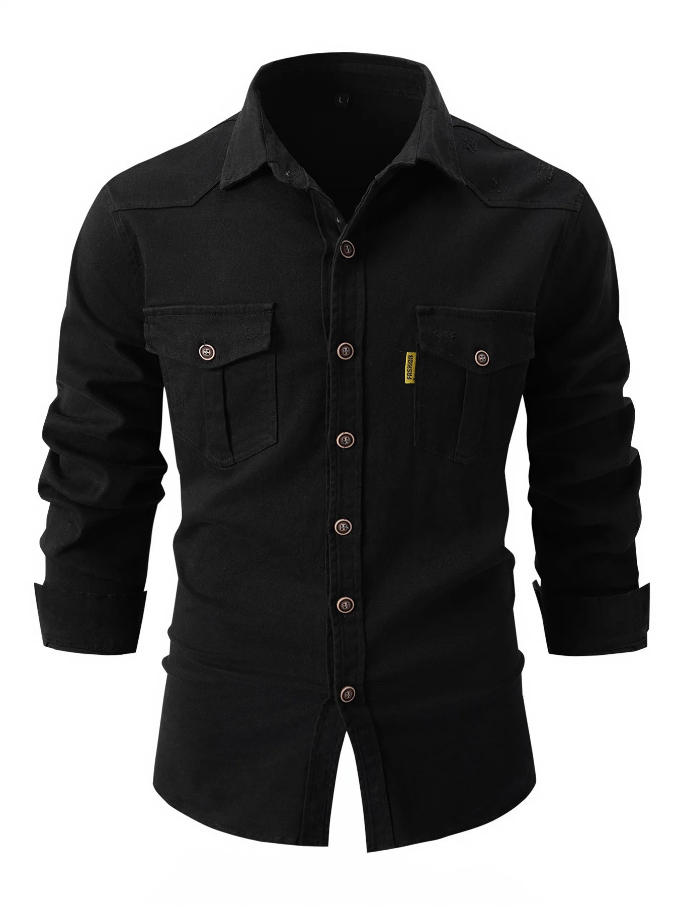 European men wash stretch cotton linen casual fashion business long sleeve Shirt.  Sz: S-3X