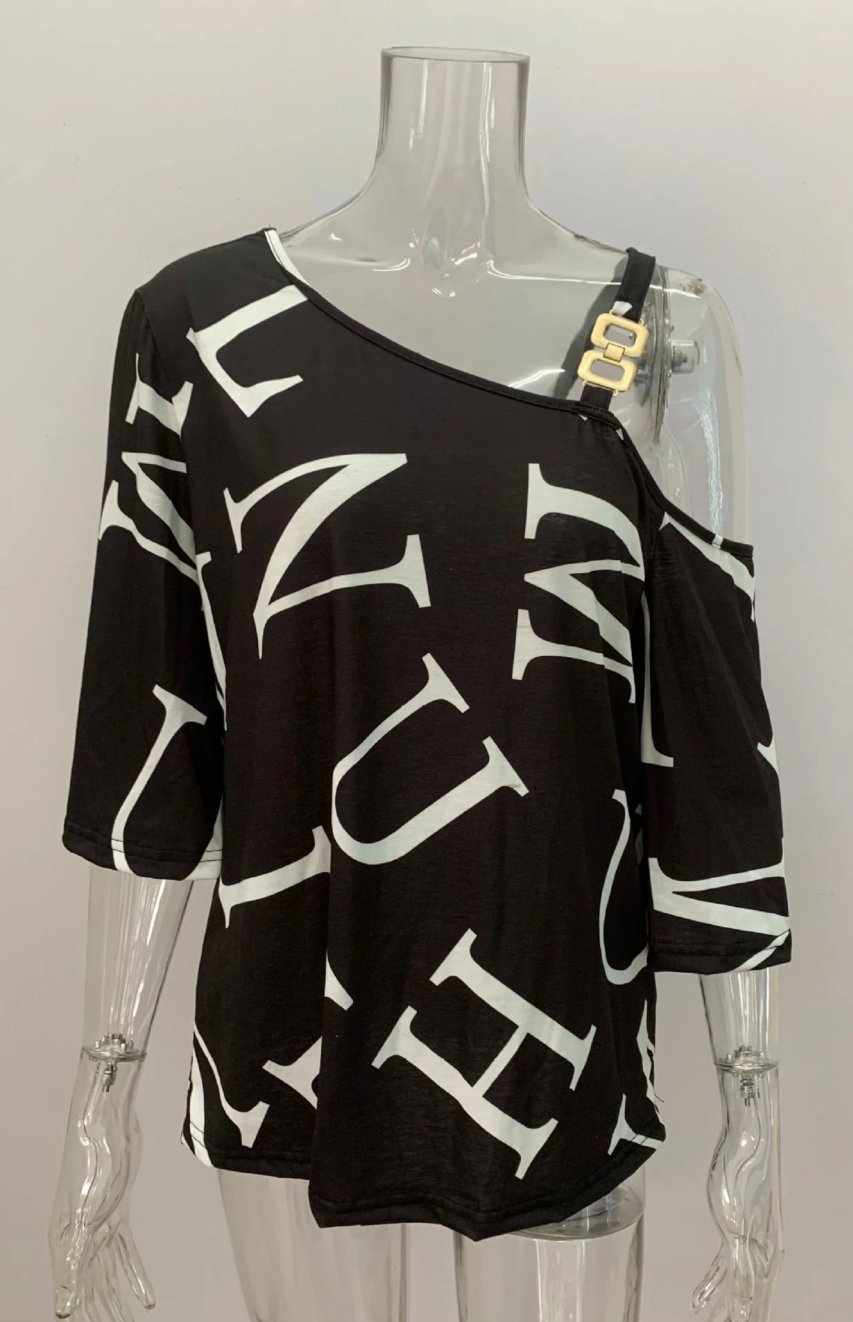 European Style Loose Casual  Print Blouse.  S-xxl