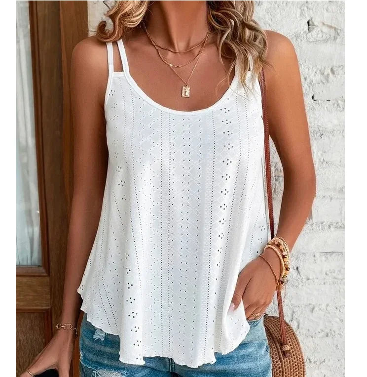 Plus Size Boho Style Tank Top New Summer Casual Shirt.  S-5X