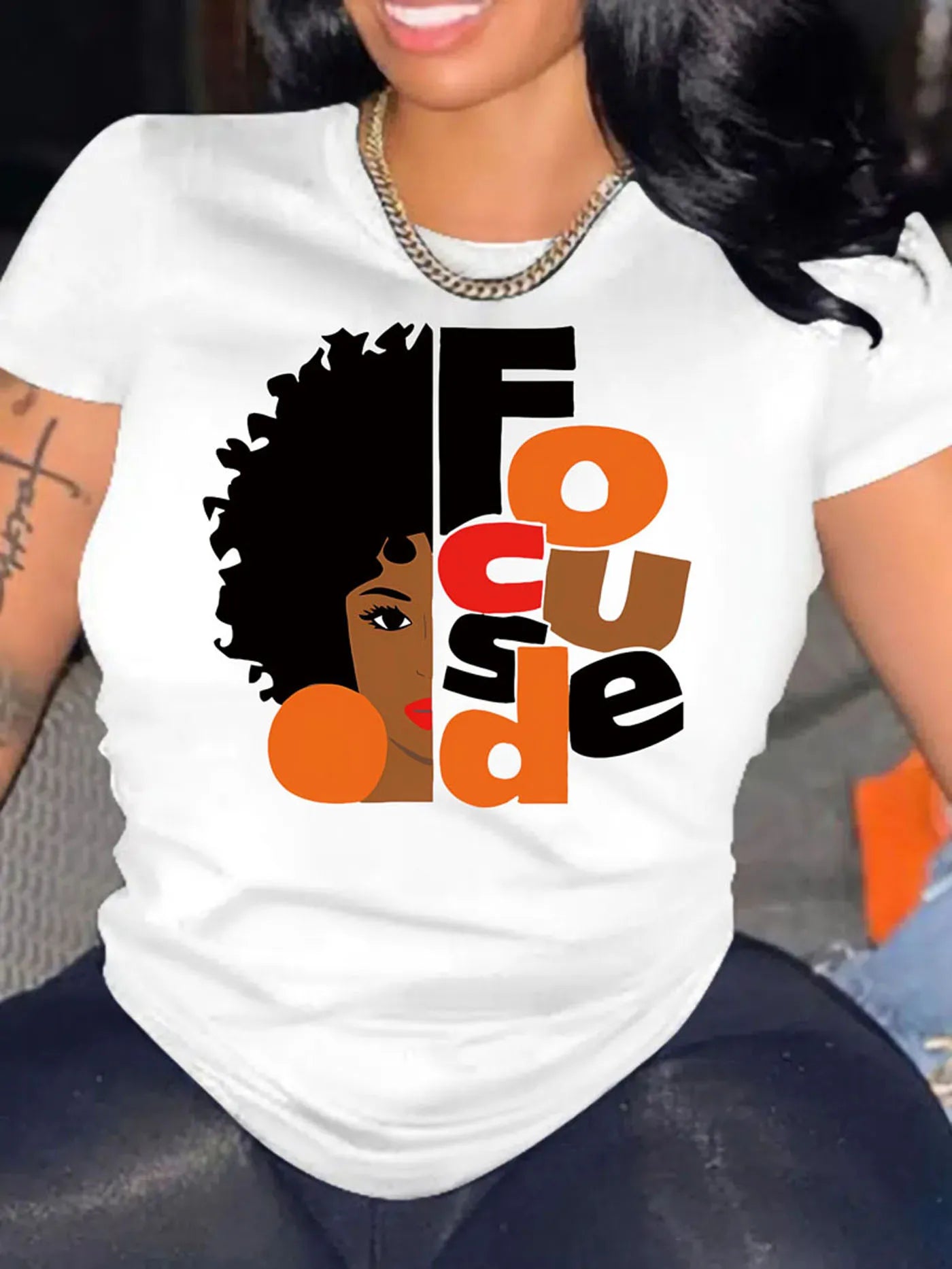 2025 Plus Size Women's Summer T-Shirt Cotton Comfortable And Breathable The Post Fashion Trend Print Trendy Women's Outfit