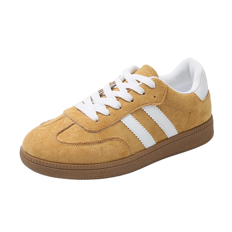 Women Sneakers Fashion Colours Lace-up Vulcanized Shoe Spring Autumn Outdoor Footwear.