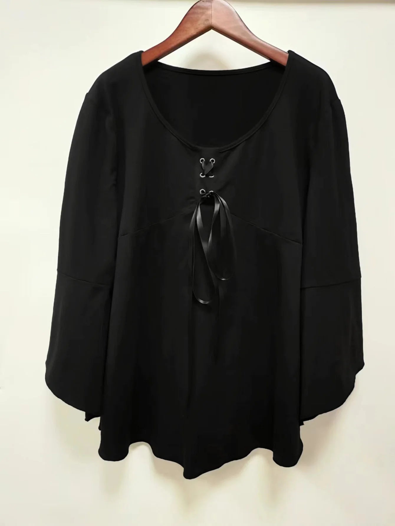 Plus size women's new style European Style casual solid colour top