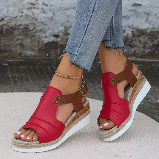 Women Wedge New Summer Lightweight Platform Casual Luxury Sandals