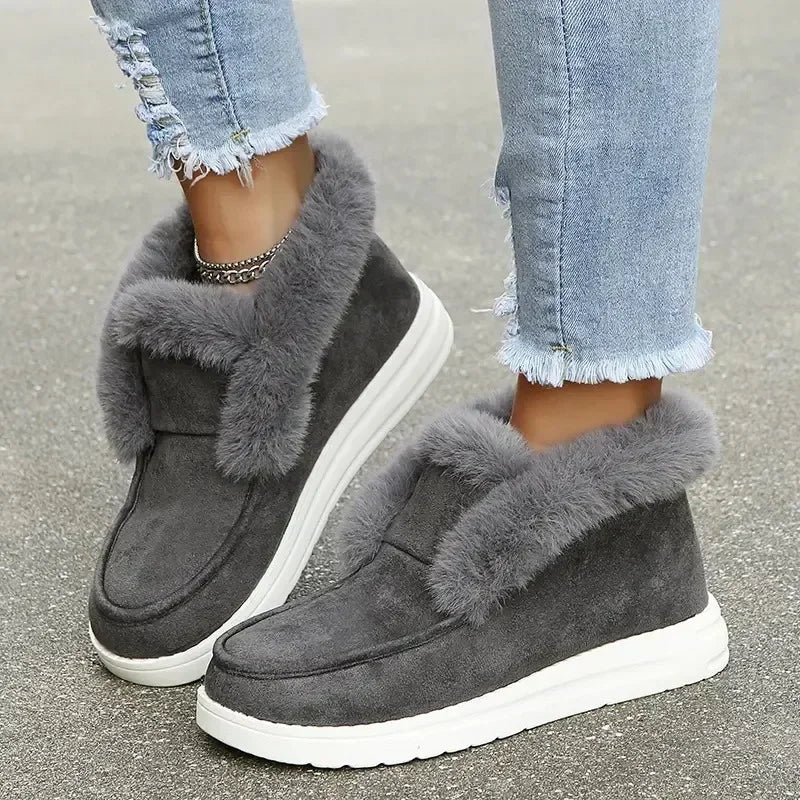 Women Winter Boot Thick Plush Warm Cotton Shoe/Boot .  Botines Botas Mujer