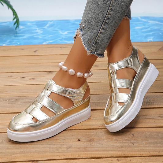 Summer 2025 New Wedge Heel  Summer Shoe/Sandals Thick Sole For Comfort