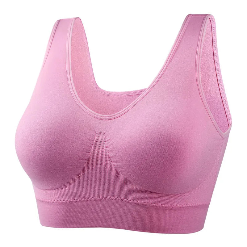 Ladies Seamless Breathable Wire Free Push-Up Bralette Comfortable And Padded For Your Comfort. Sz S-6XL