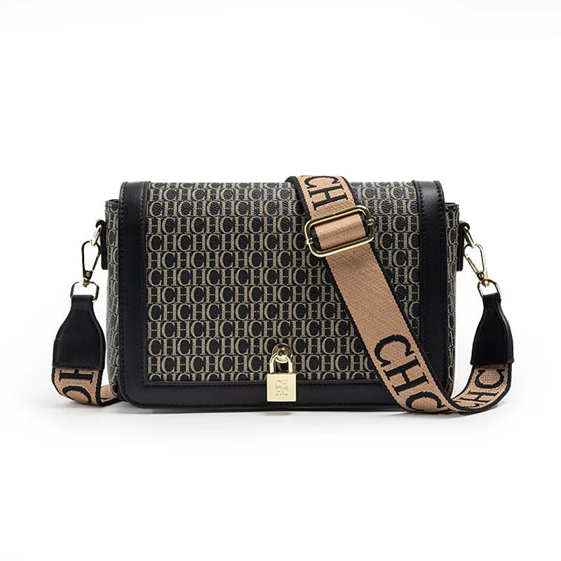 Women's Shoulder Elegant Cross-body Letter Embossed Printed Design.