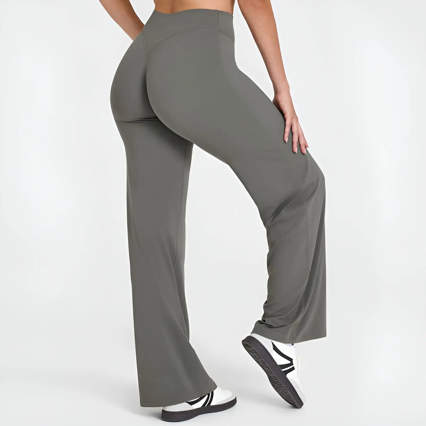 Women's Butter Soft Yoga Pants - Straight Leg Naked Feel Workout Trousers