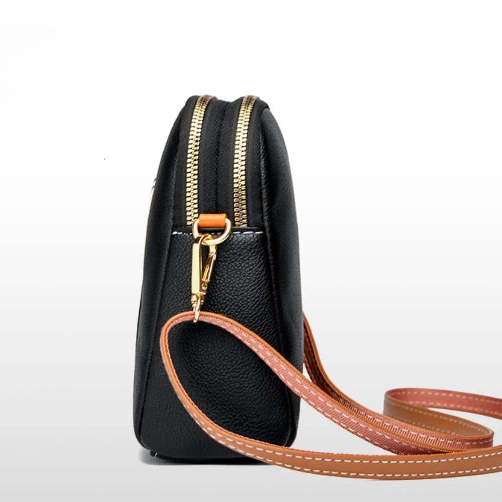 High Quality Genuine Leather Luxury Designer Cross-body Shoulder Cowhide Messenger bag