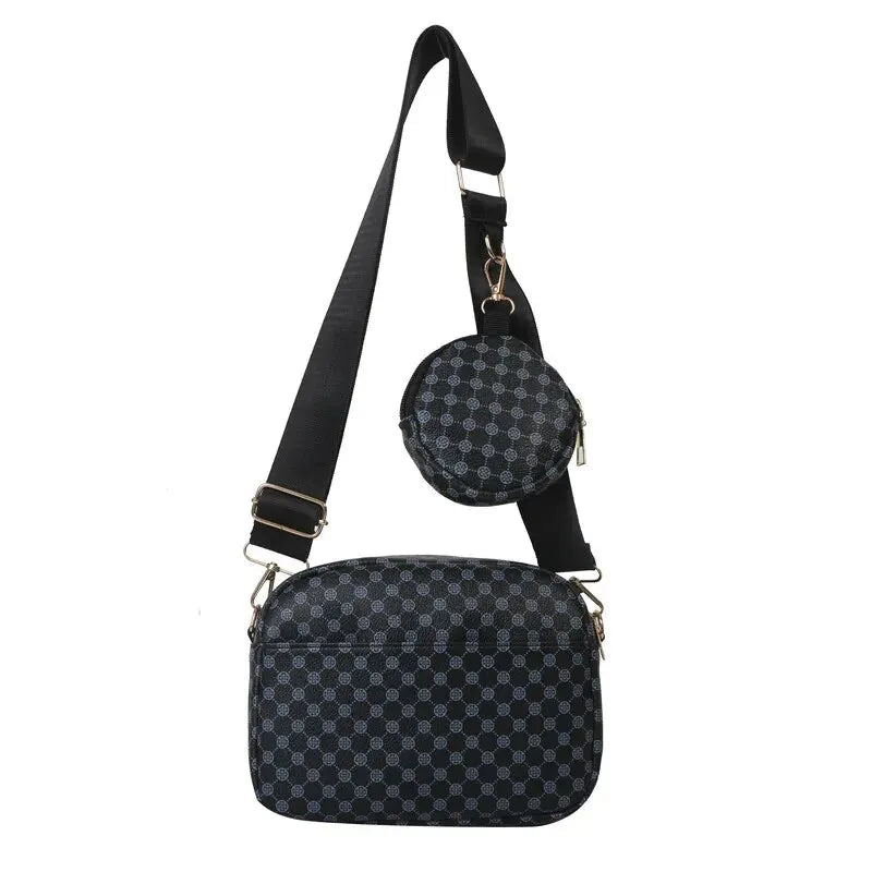 Vintage Fashion Handbag Soft PU Leather Shoulder /Crossbody Tote Bag