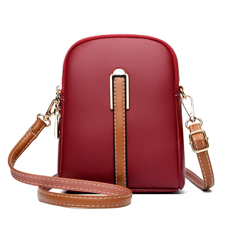 High Quality Genuine Leather Luxury Designer Cross-body Shoulder Cowhide Messenger bag