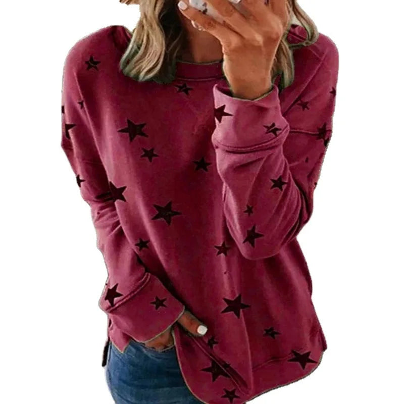New Star Printing Fashion long-sleeved T-shirt.  S-5X