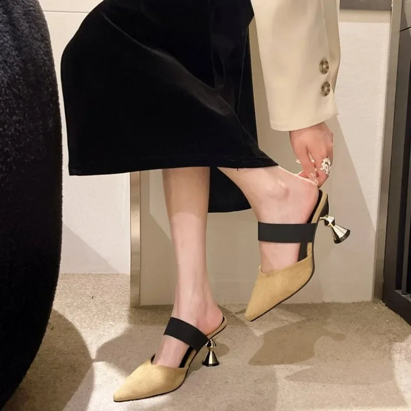 Women Heels ,Pointed Toe Summer Fashion Sandals