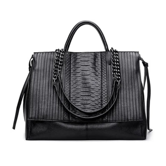 Women luxury Simple crocodile leather, shoulder bag