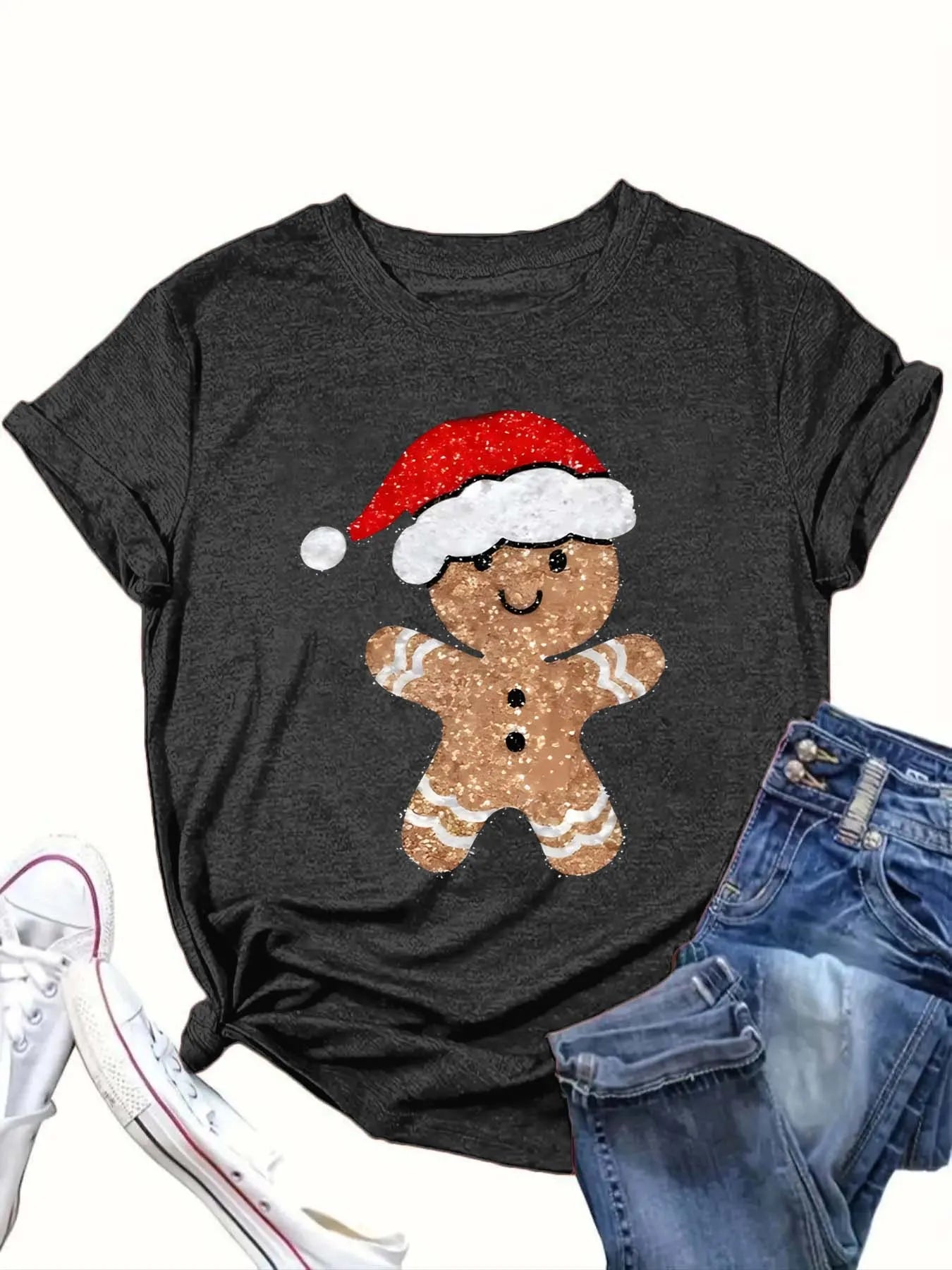 Women's Plus Size T-Shirt 1PC Soft Polyester Comfortable and Stylish Wear 5xl plus size for women roupa plus size feminino