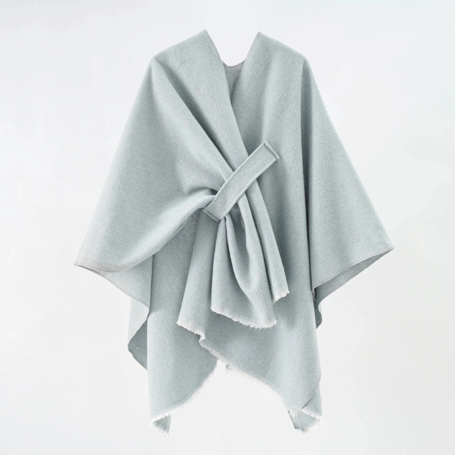 Autumn/Winter Solid Color Sensibility Design Side Slit Pashmina Shawl European Style
