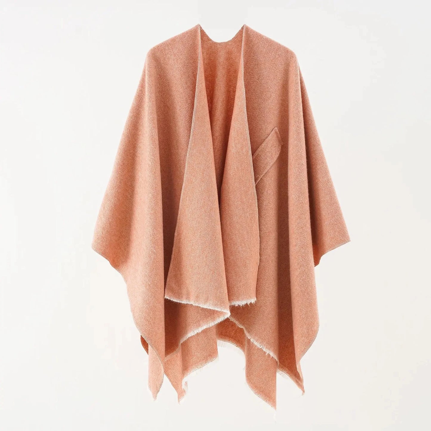 Autumn/Winter Solid Color Sensibility Design Side Slit Pashmina Shawl European Style
