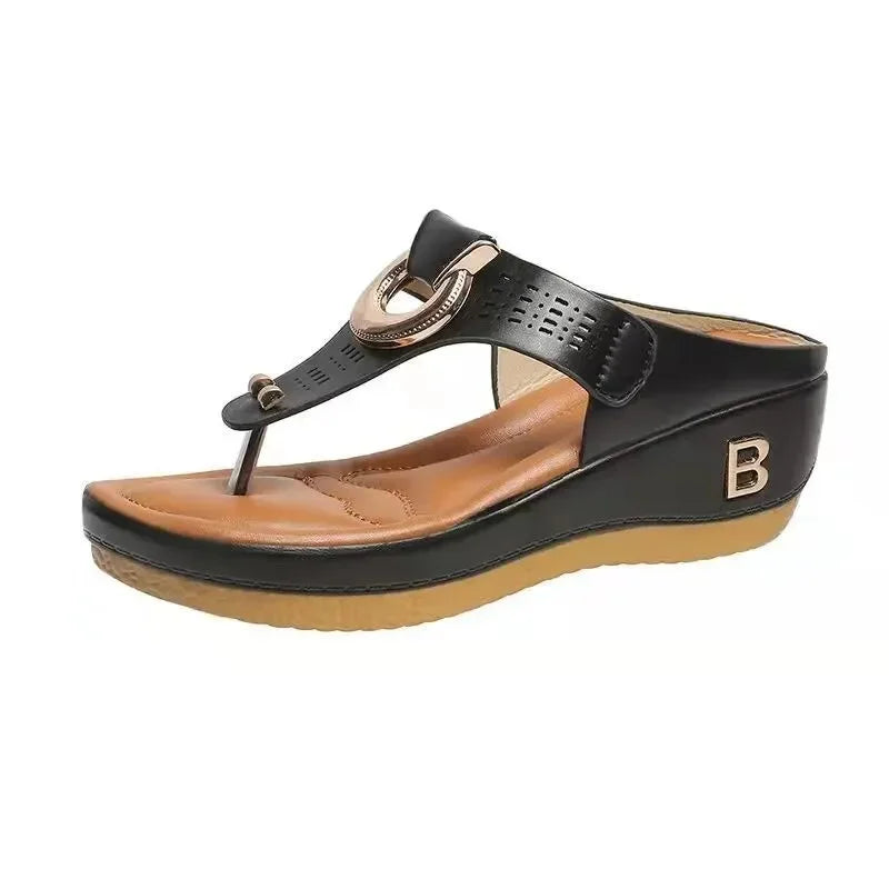 Summer Sandals Platform Wedges Non-Slip Open Toe Very Comfortable Shoes