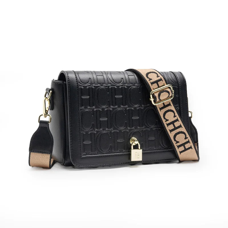 Women's Shoulder Elegant Cross-body Letter Embossed Printed Design.