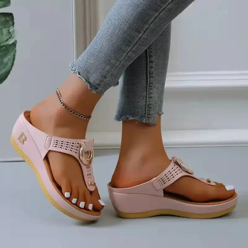 Summer Sandals Platform Wedges Non-Slip Open Toe Very Comfortable Shoes