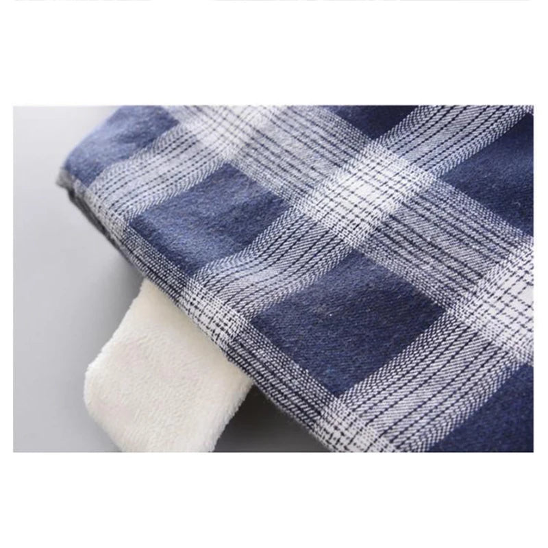 Keep Warm Autumn Winter Boys Coats Cotton Thicken Baby Jacket Fashion Plaid Hooded Children Outerwear 1 2 3 4 Years Kids Clothes