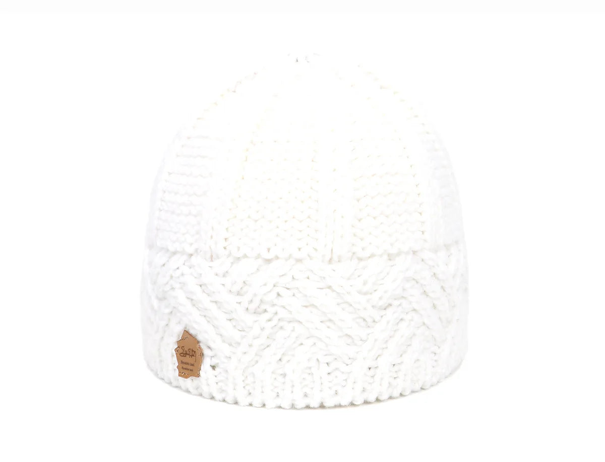 Autumn and Winter Knitted Hat with Retro Style Diamond Grid Knitted Yarn, Men's and Women's Fashion Hats