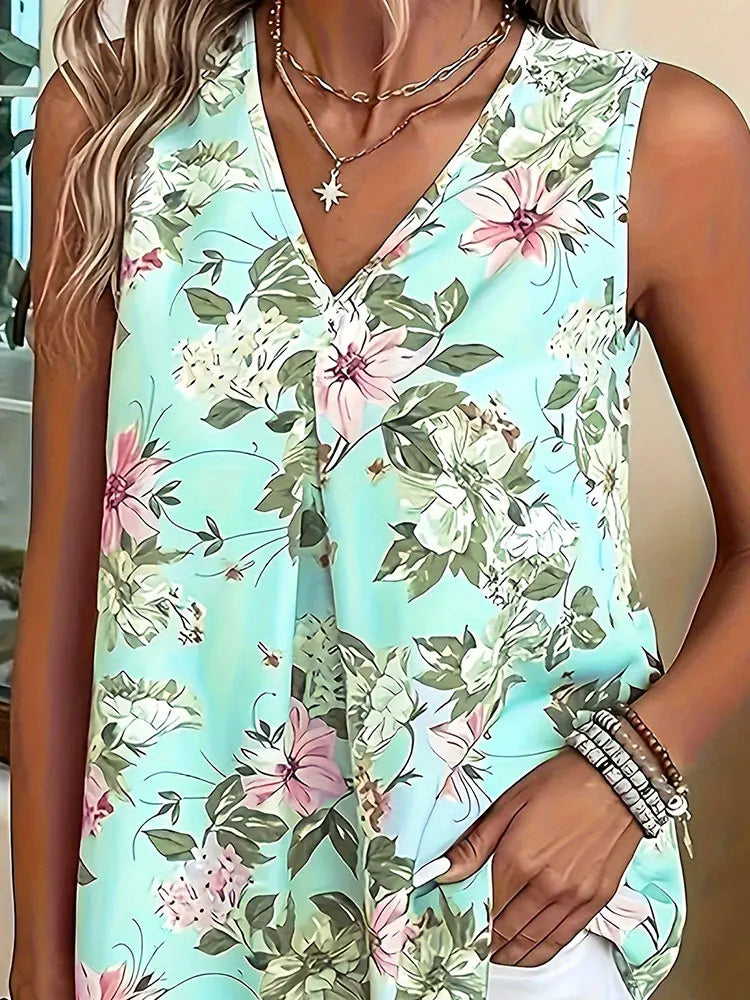 Women's oversized casual loose blouse.