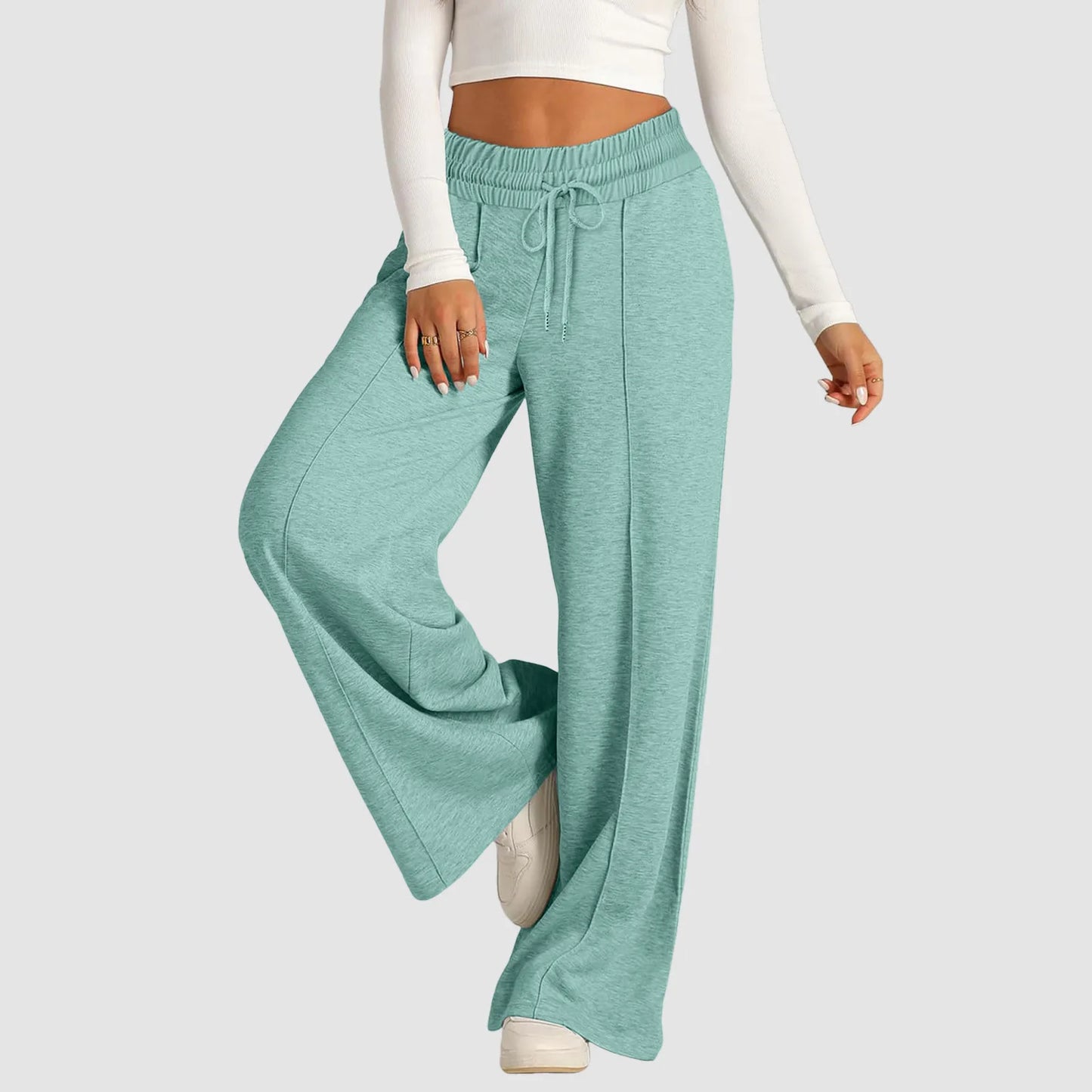 Summer Casual Loose Wide Leg Pant.  Sz: S-2X