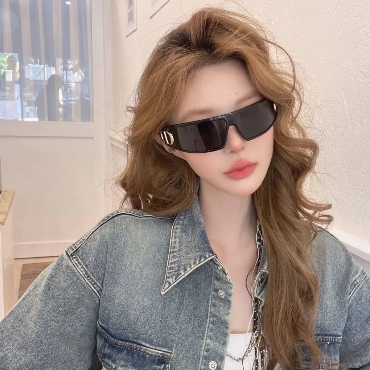 High Quality Oversized Big Frame Luxury Women Sunglasses