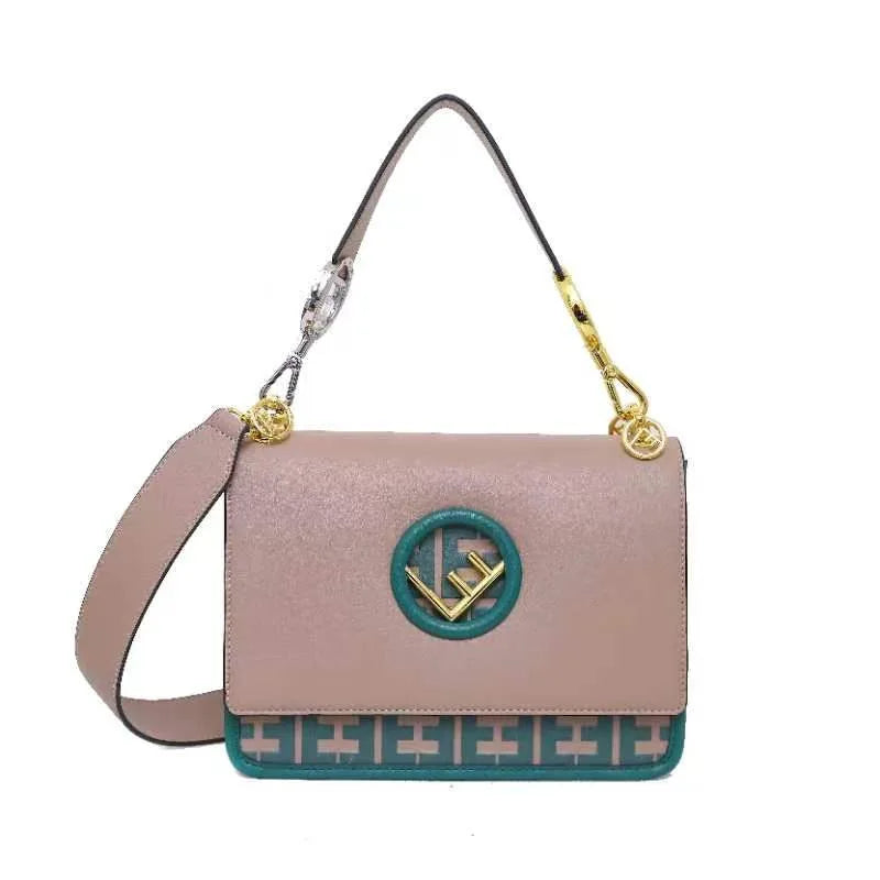 New Hollow Carved Square Bag Luxury Design Clam shell Metal Real Leather Material.