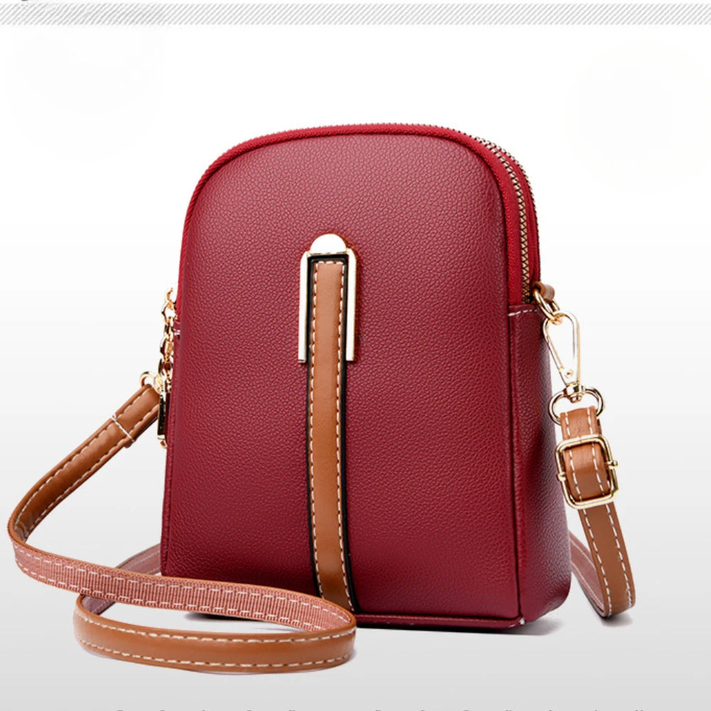High Quality Genuine Leather Luxury Designer Cross-body Shoulder Cowhide Messenger bag