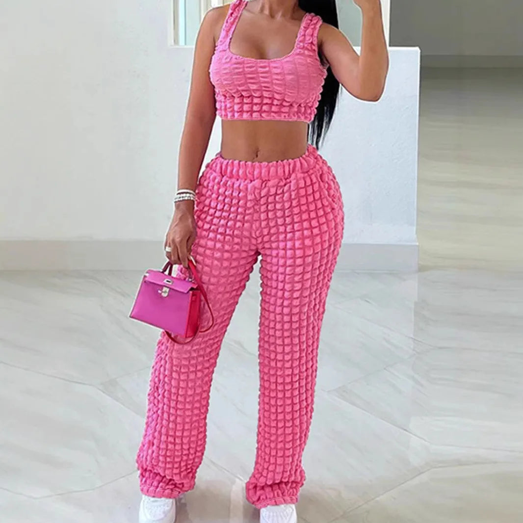 2 Piece Women's Casual Set 2025 New Arrival Plus Size.