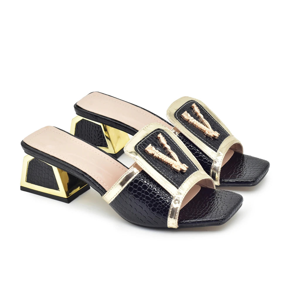 New Ladies Dress Shoes Decorated with open Toe Luxury Sandals