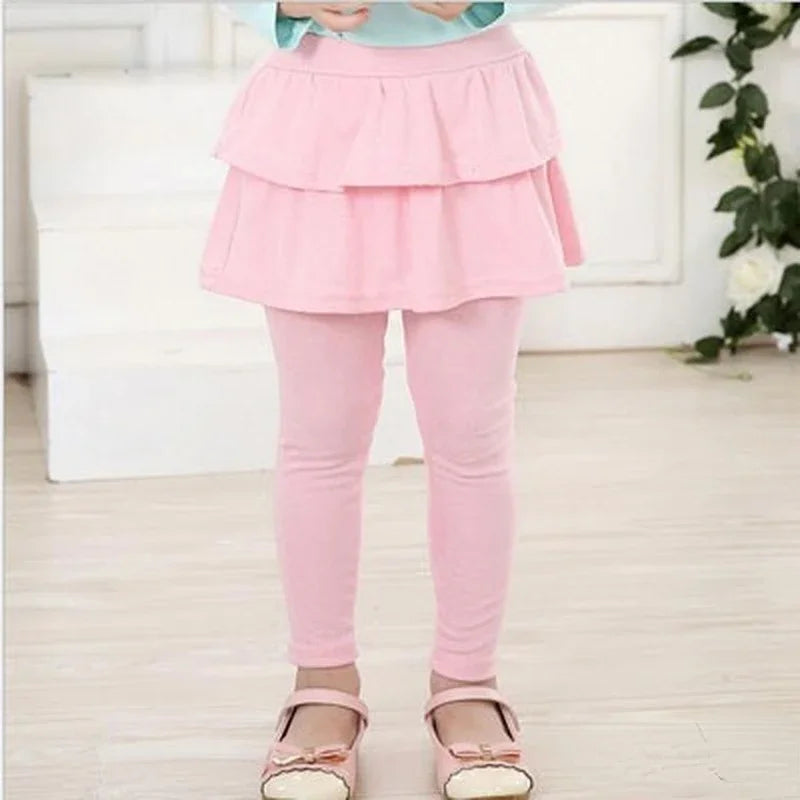All Season Girl Leggings Skirt-pants Cake Skirt Kids leggings Pants 3-11 Years
