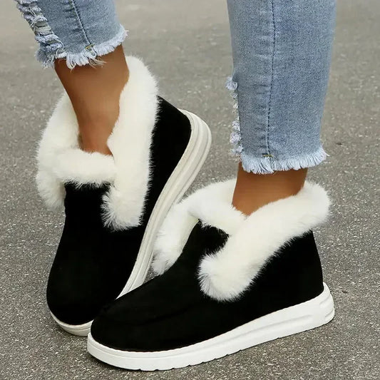 Women Winter Boot Thick Plush Warm Cotton Shoe/Boot .  Botines Botas Mujer